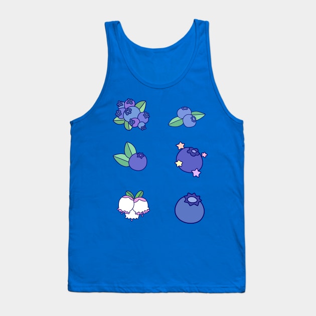 Blueberries! Tank Top by saradaboru